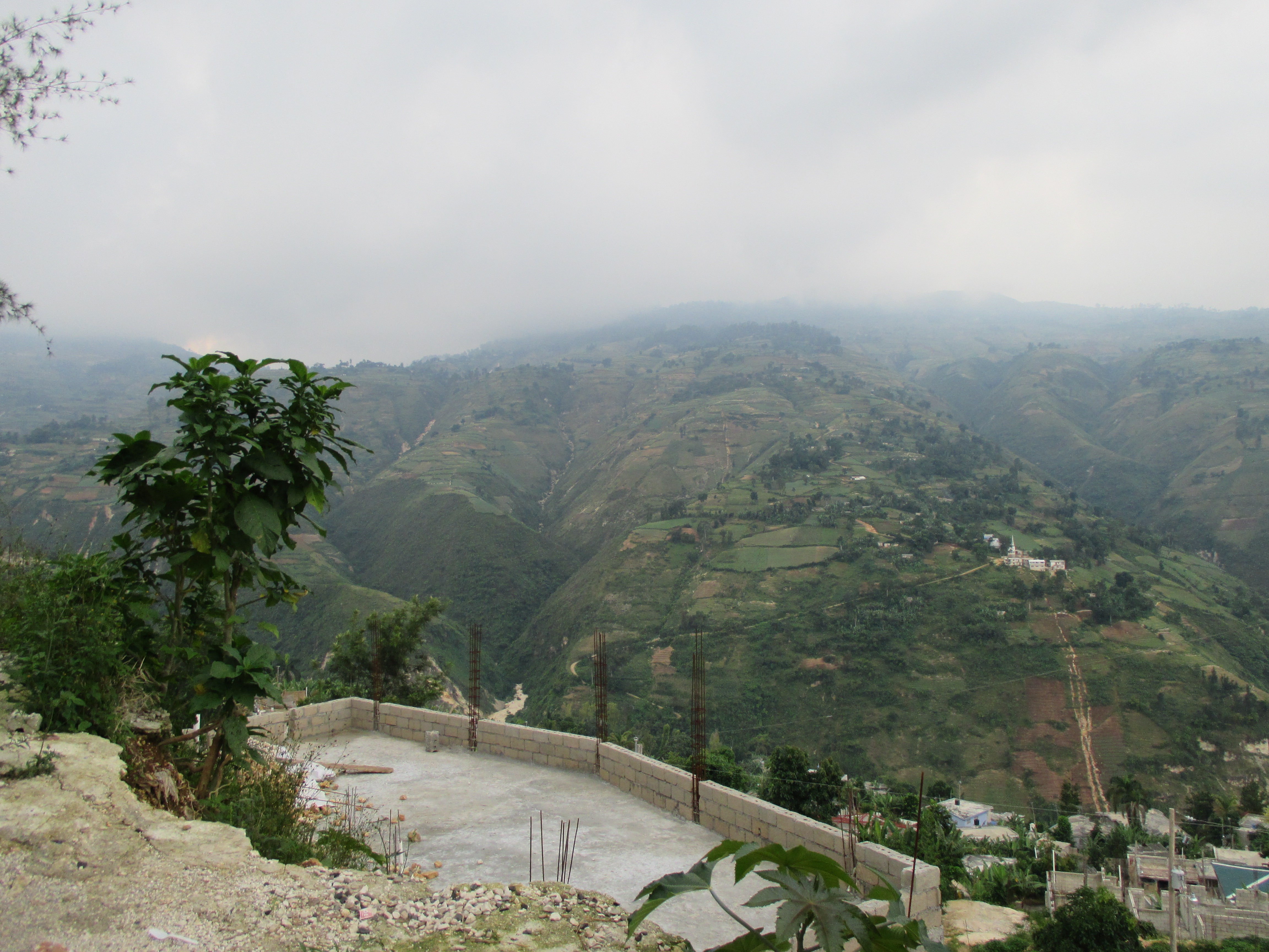 View From Kenscoff - An Upscale Suburb of Port au Prince