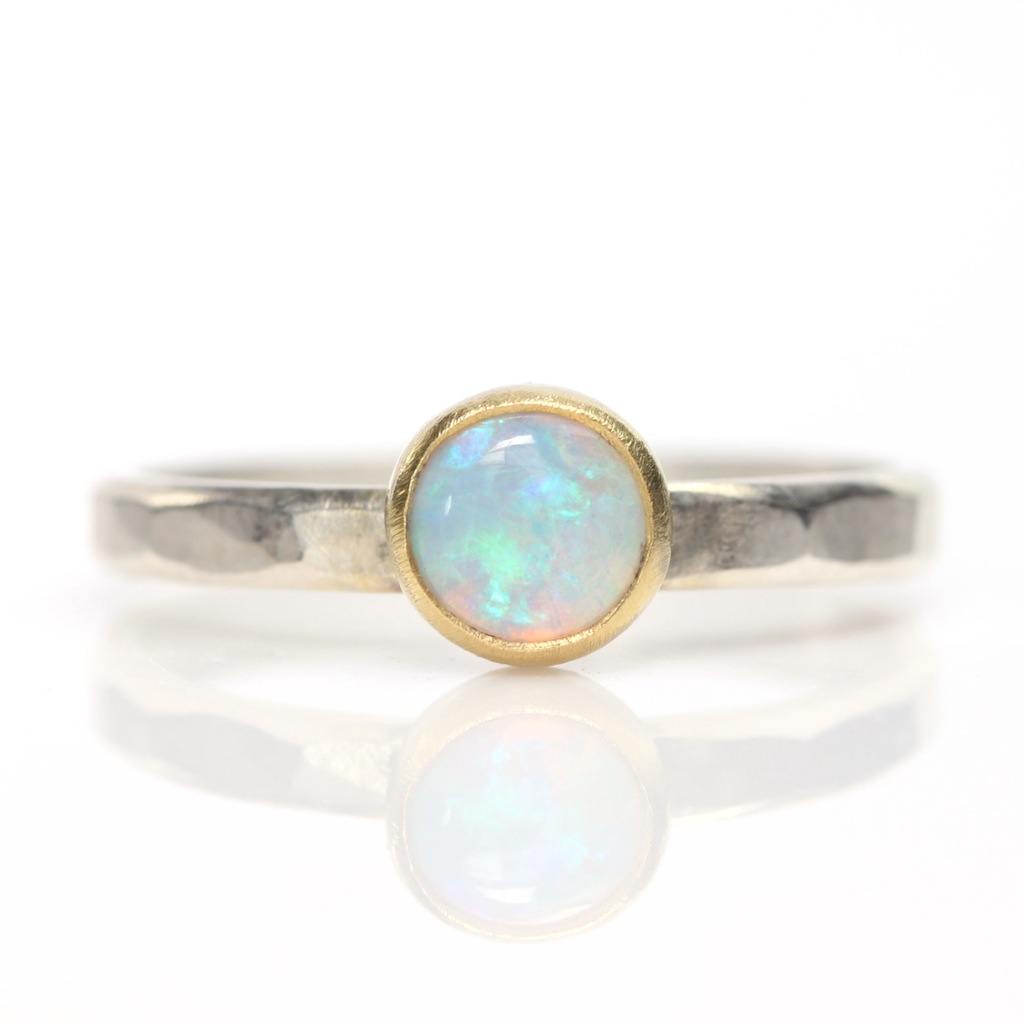 Australian Opal Stacking Ring