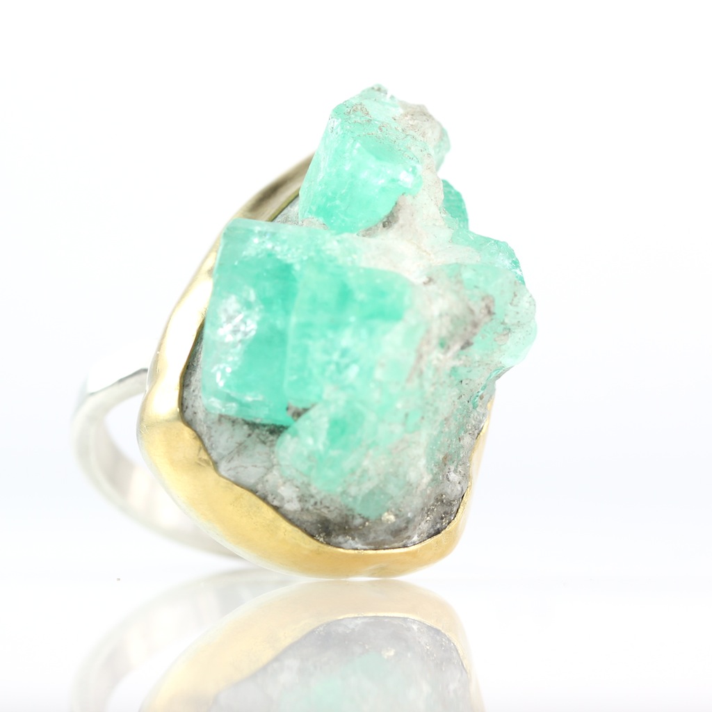 Emerald Specimen Ring