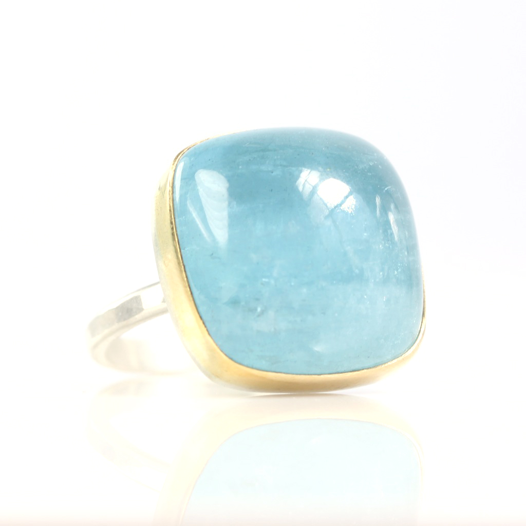 BIG Sugarloaf Aquamarine Ring